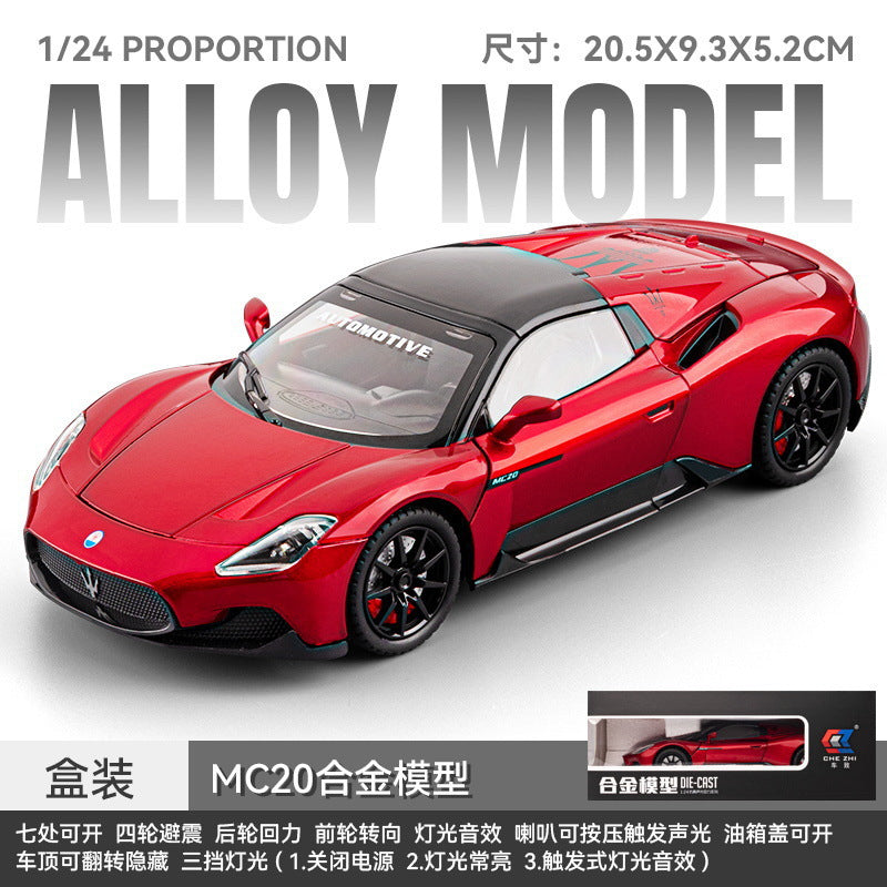Maserati MC20 Alloy Car Simulation Sports Car BB01